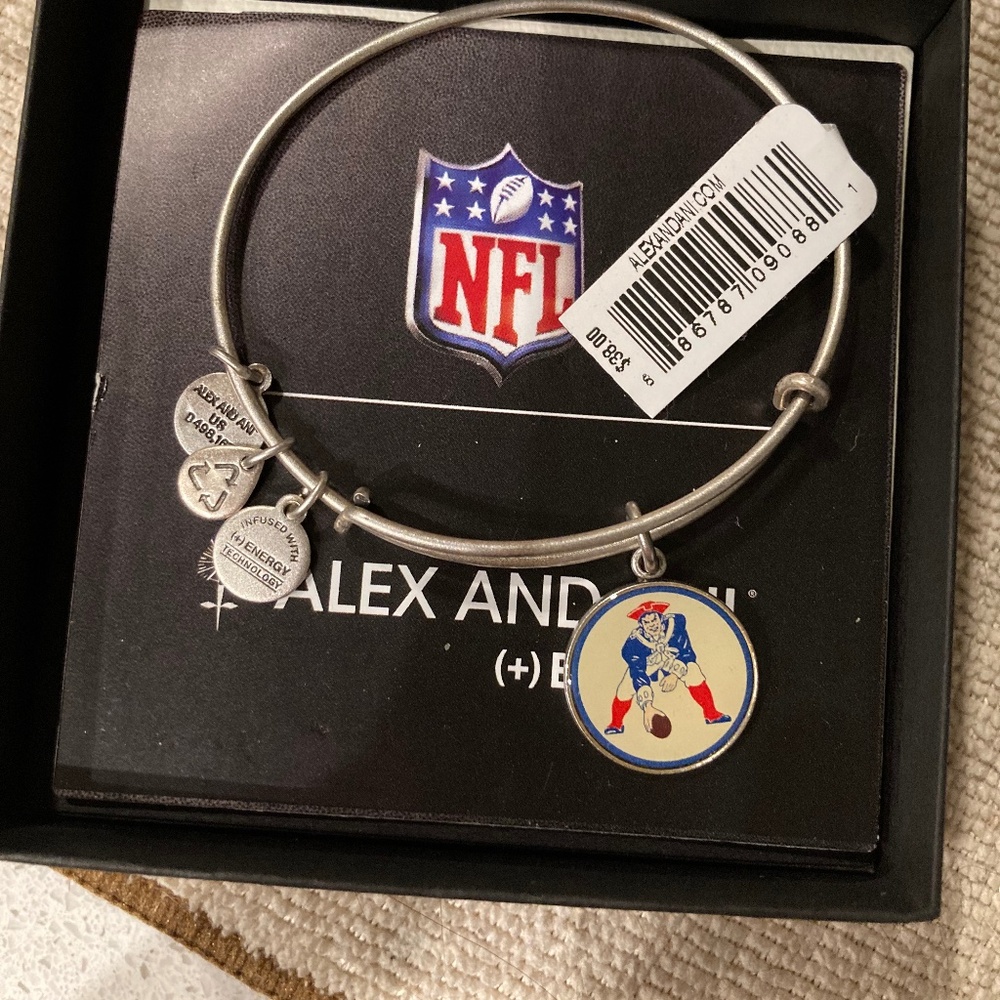Alex and Ani vintage Patriots bangle